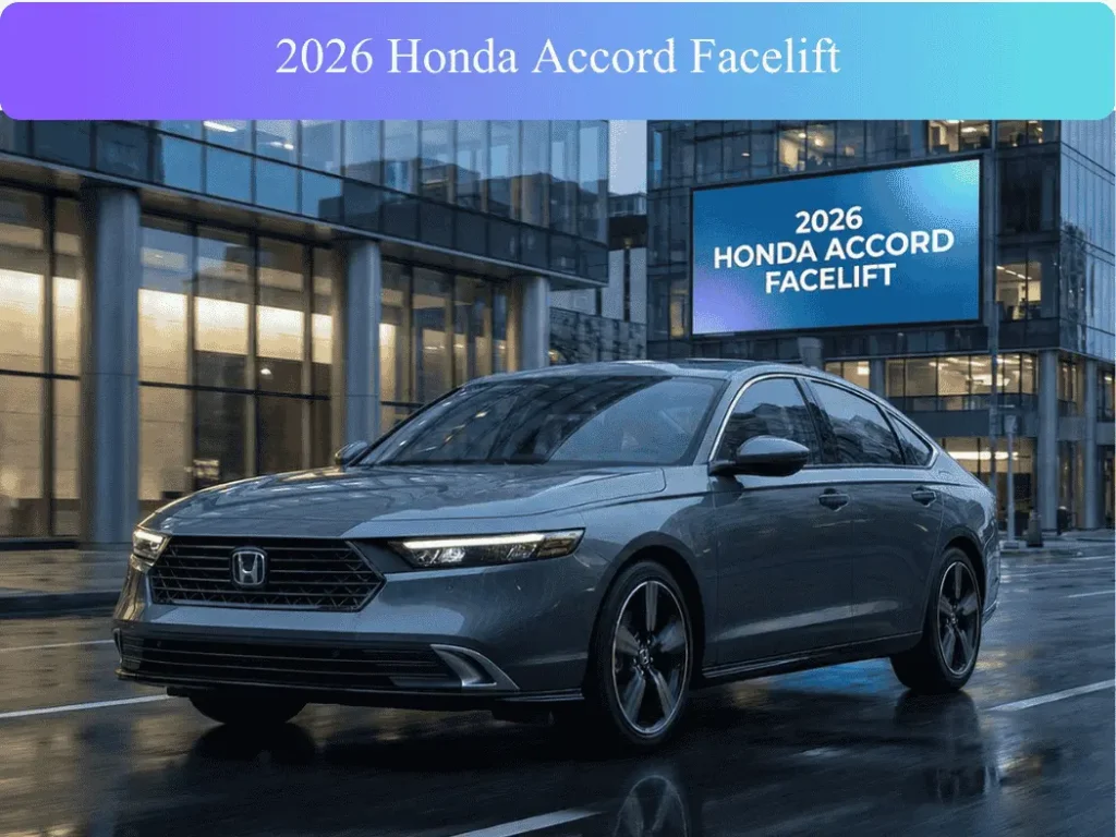 2026 Honda Accord Facelift