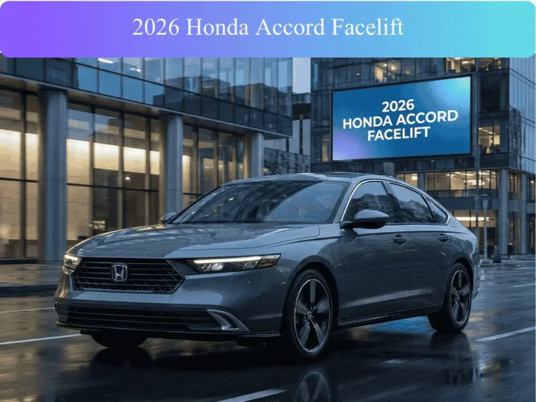 2026 Honda Accord Facelift