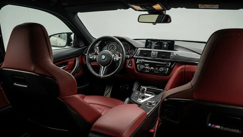 BMW M4 Red Interior