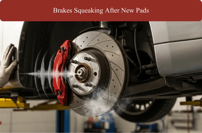 Brakes Squeaking After New Pads