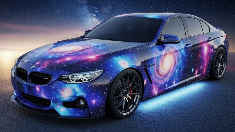 Galaxy and Space-Themed Wrap