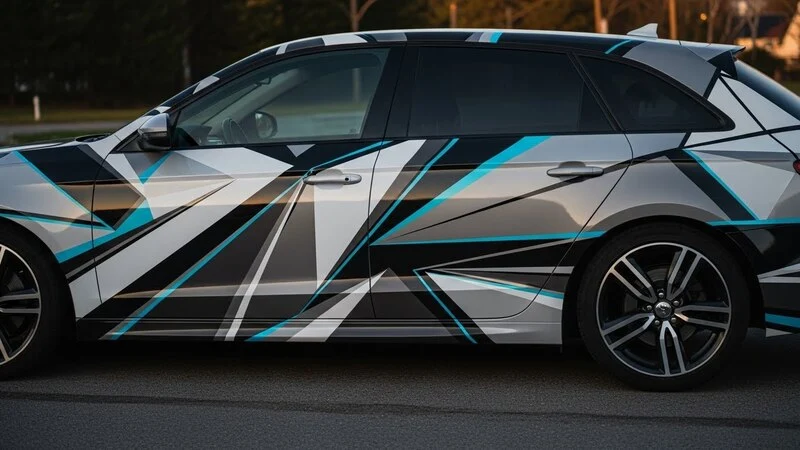 Geometric car Wrap