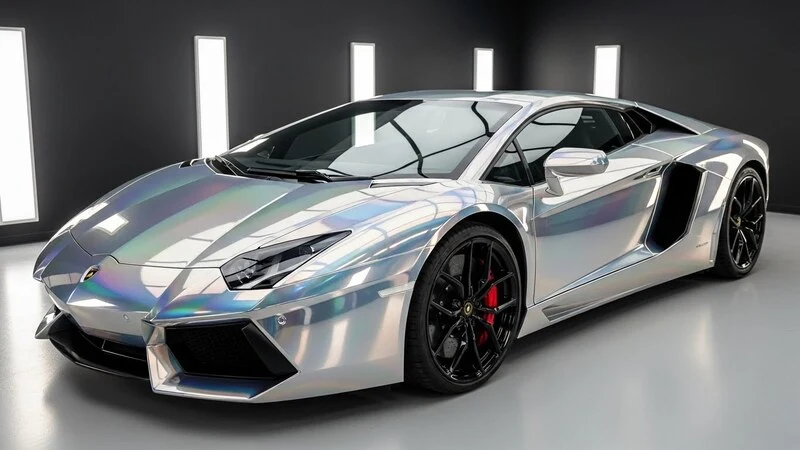 Glossy Metallic and Chrome Wraps