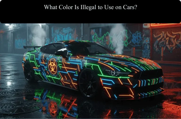 What Color Is Illegal to Use on Cars