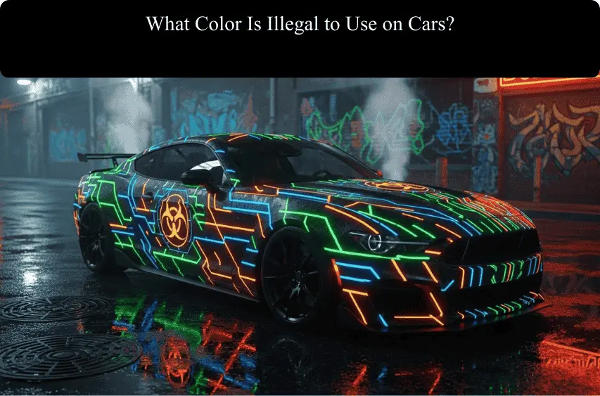 What Color Is Illegal to Use on Cars