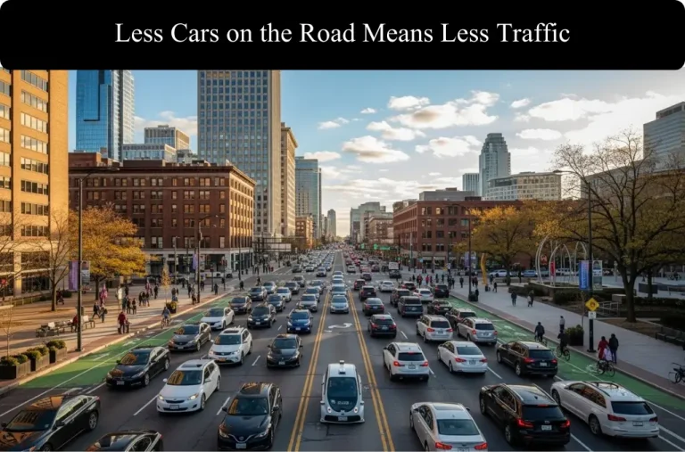 Less Cars on the Road Means Less Traffic