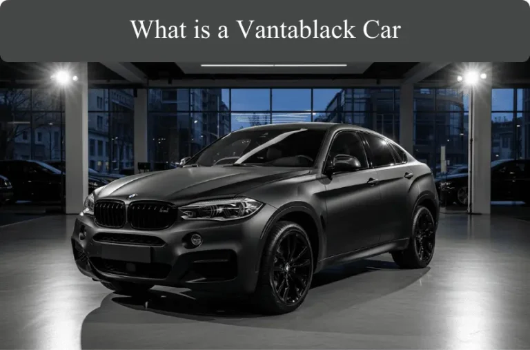 What is a Vantablack Car