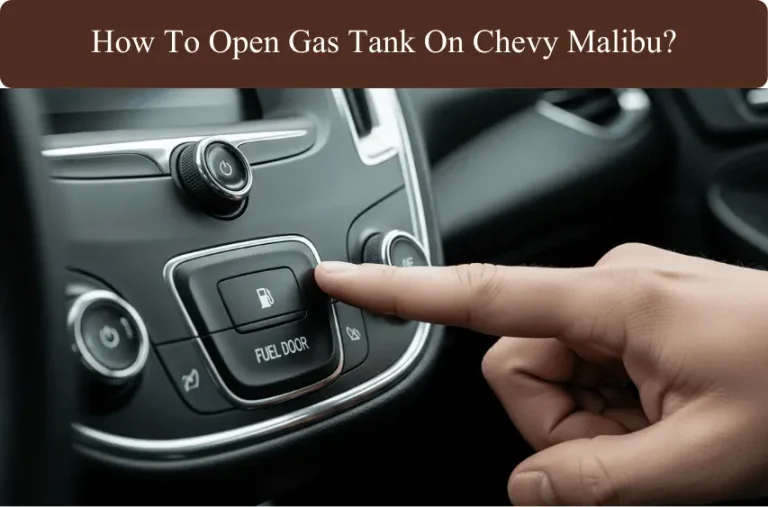 How To Open Gas Tank On Chevy Malibu