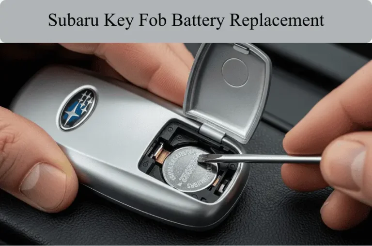 Subaru Key Fob Battery Replacement